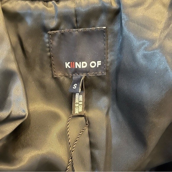 NWT Kind Of Black Mira Scuba Moto Jacket Small - Picture 6 of 9